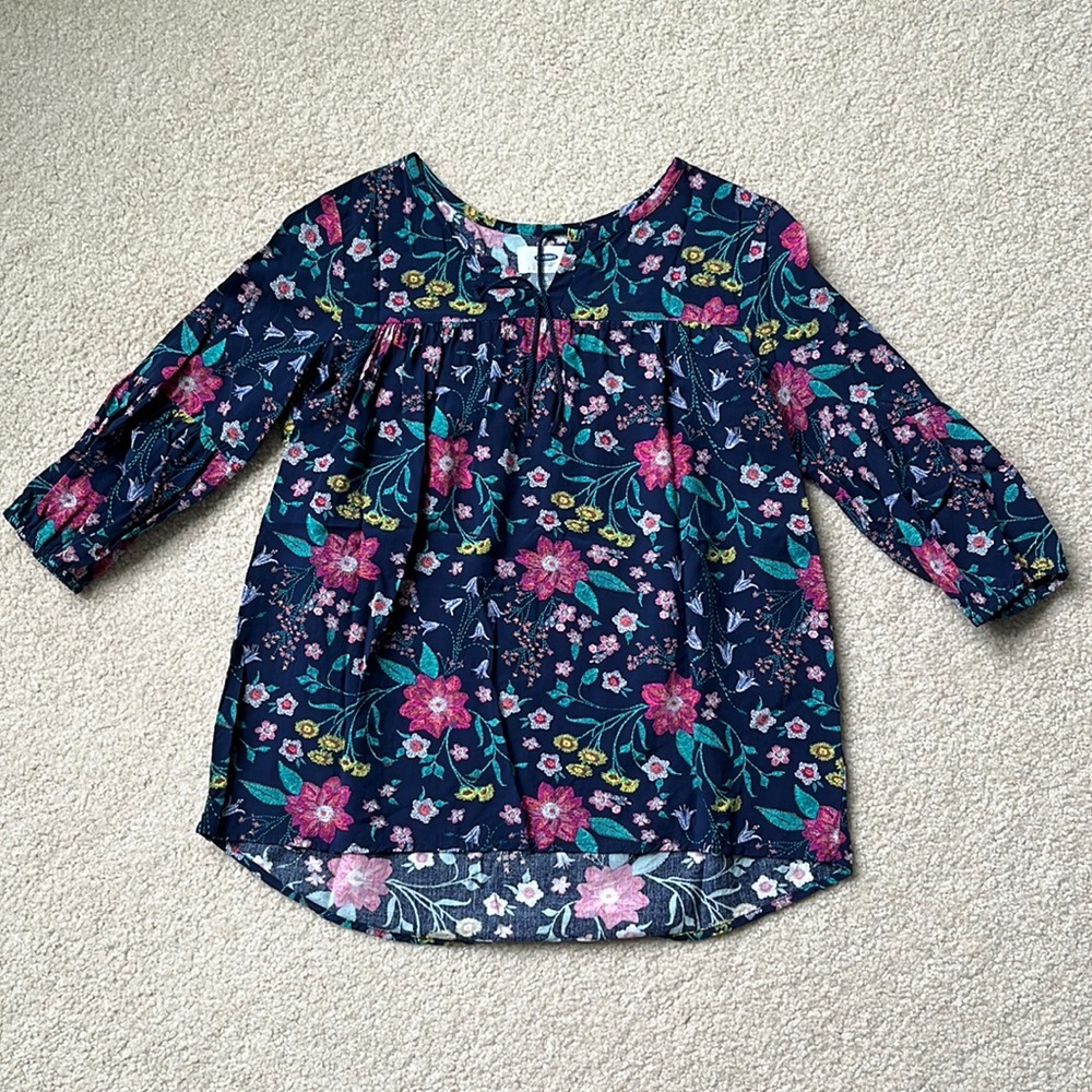 Old Navy 3/4 length blouse, size L (10-12)